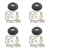 Carburetor 4set Motorcycle Carburetor Repair Kit Plunger Diaphragm For ZX600 For GPX600R 1988-1996 For ZX For GPX600 For GPX 600 R 600R Carbure(D)