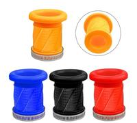 Carburetor Adapter for Motorcycle Manifold Pipe - ABS Material, Fit for Most Motorcycles, Dirt Bikes & ATVs, Blue/Black/Yellow/Red(BLACK)