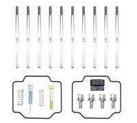 Carburetor Adjustable Power Jet Metering Rods With Idle Adjuster Screw Gasket Kits Compatible With 2T Carburetor
