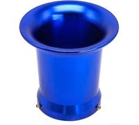Carburetor Air Filter Cup Built from CNC Aluminum Alloy Bell Mouth Design for PWK30 PE28 Carburetors Installed in Standard Motorcycle Setups (Blue)