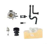 Carburetor Air Filter Gasket Set with Manifold, Impulse Hose & Fuel/Oil Filters for 029, 039, MS290, MS310, MS390 Chainsaws (Replaces