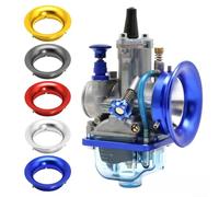 Carburetor Air Filter Wind Cup, 50 * 20MM Carburetor Air Filter Wind Cup For PWK And For OKO Carburetors 21 24 26 28MM, For Engine (Silver)