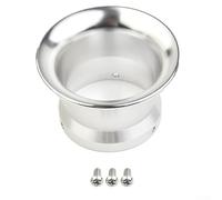 Carburetor Air Filter Wind Cup 55mm for Motorcycle Use, Compatible with For OKO 2430 and For Keihin 24/26/28/30mm Carburetors, Anti Wear Aluminum Material (Silver)