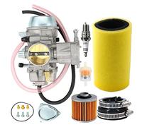 Carburetor & Air Filter With Intake Manifold Boot For 2004-2007 Yamaha Rhino 660 YXR660 UTV Carb