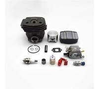 Carburetor Assembly 47MM Cylinder Piston Carburetor Switch For 359 357 357XP Garden Chainsaw Replace Part