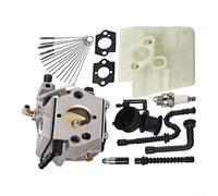 Carburetor Assembly Kit Compatible with 024 024A 026 MS240 MS260 Chainsaws Includes Intake Manifold Boot Air Filter Fuel Filter Fuel Line Spark