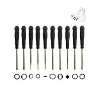 Carburetor Carb 10pcs/8pcs Professional Chainsaw Car Motorcycle Universal Carburetor Adjustment Tool Screwdriver Cleaning Brush Set Repair Kit(10PCS-LSD)