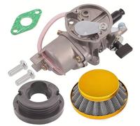 Carburetor Carb 2 Stroke Carburetor With Pod Air Filter Manifold Inlet Pipe For 43cc 47cc 49cc Cooled For Mini ATV Quad Dirt Pocket Bike Carburetter(Gold)