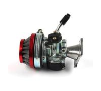 Carburetor Carb ATV 49cc 19mm Carb Carburetor Air Filter Assembly For 2-stroke 47cc 49 Cc For Mini Pocket Bike Engine Parts(Red)