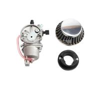 Carburetor Carb Carby + Steel 44mm Air Filter Blue + Stack 47cc 49cc Mini Dirt Pocket Bike ATV Quad Minimoto(KIit)