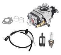 Carburetor Carb Engine For 43cc 47cc 49cc 50cc 52cc Scooter ATV 2 Stroke Motorcycle Carb Carburetor Converter Kit 15mm