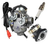 Carburetor Carb Engine For GY6 125cc 150cc Scooter ATV 4 Stroke Carburetor 24mm Motorcycles Choke(C)
