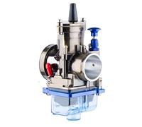 Carburetor Carb For Mikuni 2T 4T Engine Scooter UTV ATV Universal PWK 21 24 26 28 30 32 34mm Motorcycle Carburetor(PWK 24 Blue)