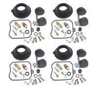 Carburetor Carb For Yamaha XJ600 /NN/SH/SN 1996-2003 Carburetor Repair Kit Float Main Slow Jet Vacuum Diaphragm(Brown)