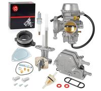 Carburetor Carb & Intake Manifold Fuel Pump and Fuel Valve Petcock For Polaris Outlaw 500 Predator 500 2003 2004 2005 2006 2007