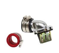 Carburetor Carb Motorcycle Fuel Supply Carburetor Interface Intake Manifold Adapter For JOG50 For JOG90 Input(Red 2)
