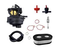 carburetor Carburettor 799584 594058 Carburetor Kit For Spark Plug & Air Filter Assembly For B&S Carb 594057 592361 594529 Troy Bilt TB110(1 set)