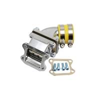 carburetor Carburettor For DIO50 For AF34 35 38 Scooters Refitting General-purpose Aluminum Increase Carburetor Intake Manifold Interface(Yellow)