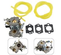 Carburetor, Chainsaw Carb, Replacement Part for McCulloch Mac 7-38 740 742, XTREME 8-42, Partner P738 P740, Poulan P3314 P3516, Jonsered C138, Fits Zama C1M-W26, Includes Gaskets Fuel Line