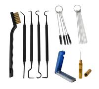Carburetor Cleaning Kit, Precision Carb Cleaner Tools with Needles Brushes Hooks and Scraper for Motorcycle ATV Chainsaw Lawn Mower Maintenance, Suitable For Spray Gun Care Airbrush Cleaning
