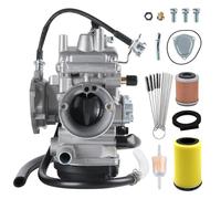 Carburetor Compatible with 2000-2006 Big Bear YFM 400 YFM400,Kodiak 400,2007-2010 Wolverine 450,2007-2014 Grizzly 350 450 ATV With Cleaner Brush,Air Fiter,Fuel Filter