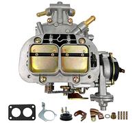 Carburetor fits for Weber 38/38 Carburetor 2 Barrel Weber 38/38 DGV DGAS DGES Carb rebuild kit for Toyota Fiat Renault Ford VW Dodge Pickup BMW Daewoo Mitsubishi Electric Choke CFM390 4Cyl Cylinder