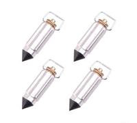 Carburetor Float Needle, 4x Valve Set Fit for Suzuki Carb Float Needles Kit Fuel Inlet Valve Assembly for Motorcycle Engine Repair