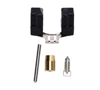Carburetor Float Valve Pin Needle Set, ABS+Metal Carb Repair Kit Easy Installation 4Pcs/Set for Motorcycle
