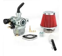 Carburetor For 50cc 70cc 90cc 110cc125cc ATV Dirt Bike 4 Wheeler PZ19 19mm Motorcycle Carburetor Air Filter Kit(PZ19-Air Filter)