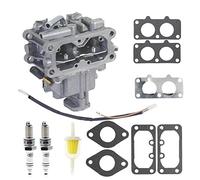 Carburetor For Briggs & Stratton 845199 844714 843475 842073 808266 Compatible with 358000 Briggs & Stratton Engines With Spark Plugs and Fuel Filter