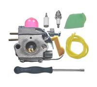 Carburetor for C1U-W18 With Gasket Air Filter Oil Fuel Line Kit For Weedeater for Featherlite FL25C FX26SC XT260 FL20 FL26 Easy to replace