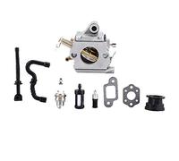 Carburetor, for Ms170 Ms180 Carburetor, Carburettor with Fuel Oil Filter 017 018 Chainsaw Line Spark Plug Air for Ms170 Ms180