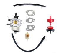 Carburetor for PowerSmart DB2194SR 170cc Push Lawn Mower- Metal Replacement Kit with Gaskets- Fuel Filter- For Primer Bulb and Lines for Easy Installation