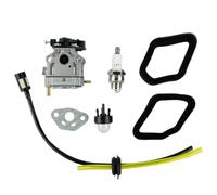 Carburetor for RLTGM25CS RLT254FCDSN RLT254FSDSN RBCGM25BB RBCGM25SS, Full Repair Set with Filters and Lines