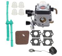 Carburetor for String Trimmer, 1 Set with Washers, Air Filter, Fuel Pipe and Oil Cover, Compatible For FS45C/FS45L/FS55C/FS55T/FC55/KM55R/HL45, Simple Installation, Lawn & Garden Maintenance