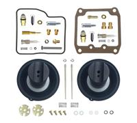 Carburetor FRONT REAR Carburetor Repair Kit Diaphragm Float Parts For Suzuki For INTRUDER 400 VS400 Carbure(Repair and plunger)