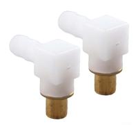 Carburetor Fuel Elbow Connector Hose, 2 Pack Replacement for Part Numbers 692317 493496 494451 Compatible For String Trimmer Engines DIY Repair and Maintenances Enthusiasts