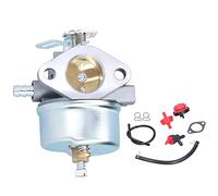 Carburetor Fuel Filter Pipe Kit Replacement for Tecumseh 632370A 632110 632111, Lawn Mower and Snow Blower Carburetor Set with Aluminum Carburetor Fuel Switch Tubing