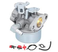 Carburetor Fuel Pipe Filter Paper Gasket Set, Carburetor Kit for Tecumseh 5HP Snow Blower, Replacement for 632107A 640084 521 HSSK40 with Fuel Switch and Tubing