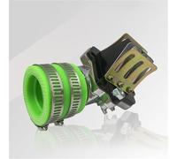 Carburetor Intake Manifold Pipe Interface Reed Valve For 2 Stroke Scooters Moped For PWK PE For KOSO JOG 50 90 1E40QM Motorcycle Carburetor Kit(Green)