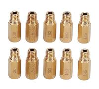 Carburetor Jet Kit, 10 Pcs Main Jets 130-152 for KEiHIN PE OKO KOSO