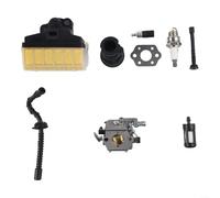 Carburetor Kit Designed for MS250 MS210 MS230 For Chainsaws Includes Air Filter Fuel Line Oil Line Fuel Filter Pump Gasket and Spark Part
