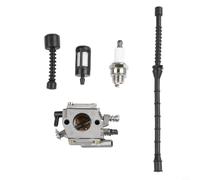 Carburetor Kit for 038 MS380 MS381 038AV Super For Magnum Chainsaw, Replace 1119 120 0605 with Fuel Line Filter Oil Spark, Solid Long Life Outdoor POWERs Equipment