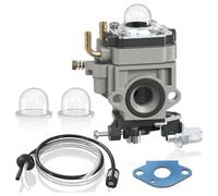 Carburetor Kit for 1E34F 1E36F TU26 TL26 Lawn Mower, 2-Stroke Engine Replacement Parts for 22cc 26cc 33cc 34cc 36cc Brush Cutter Fuel System