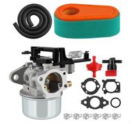 Carburetor Kit for 591137 590948 775EX Engines, Includes Air Filter 795066, Gaskets, Fuel Valve & Pipe, Complete Replacement Set for Lawn Mower Repair