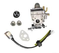 Carburetor Kit for BC4400DW BC4401DW Complete Replacement Set with Fuel Line Filter Gasket for primer Bulb Easy Install Engine Repair Parts for Garden Trimmer Maintenance-
