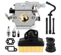 Carburetor Kit for Chainsaw - Compatible with MS250, MS230, MS210 (Part #11231601650/11231200605), Includes 11-Piece Tune-Up Set with Fuel Filter, Oil