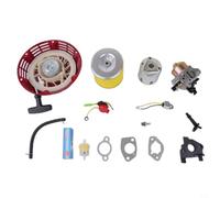 Carburetor Kit For GX240 for gx270 Complete Set With Recoil Starter Air Filter Gasket Rings Fuel Lines