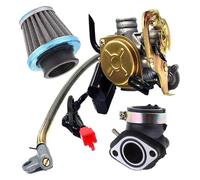 Carburetor Kit For GY6 50CC 49CC 4 Stroke Scooter For Taotao Engine 18mm Carb Intake Manifold Air Filter Carburetor With Fit
