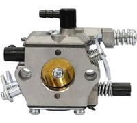 Carburetor kit, For KOMATSU 4500 5200 5800 45cc 52cc 58cc 1PC Fit Double Plastic/Copper Tube Spare Accessories Carburetor(Double copper pipe)